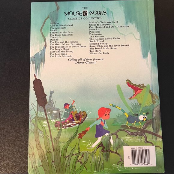 Vintage Disney Large Hardcover Picture Book - The Rescuers - Picture 6 of 6